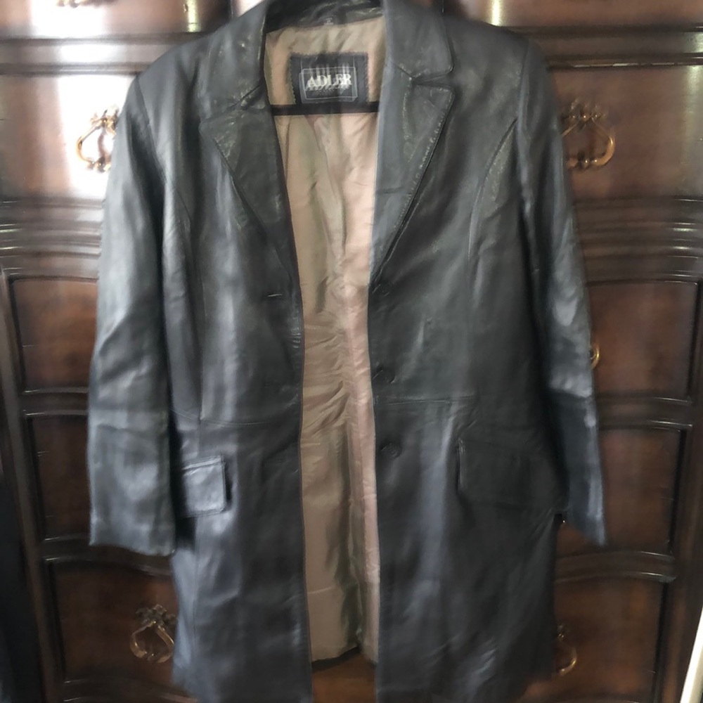 Adler collection leather jacket. Size XS .